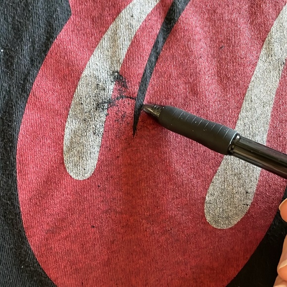 Rolling Stones Shirt size L Women’s 1975 US Tour Rock Roll Band Tee - Picture 4 of 4